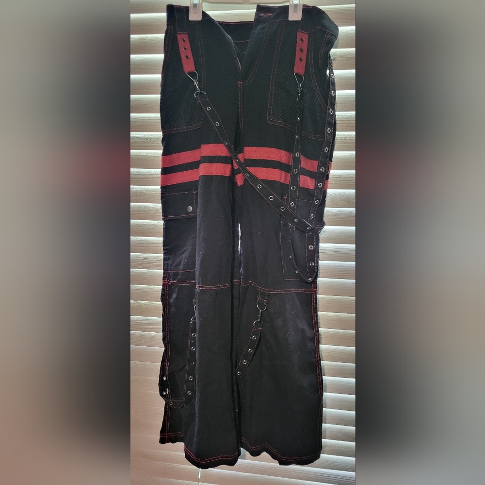 Hot Topic Black and Red Tripp Pants